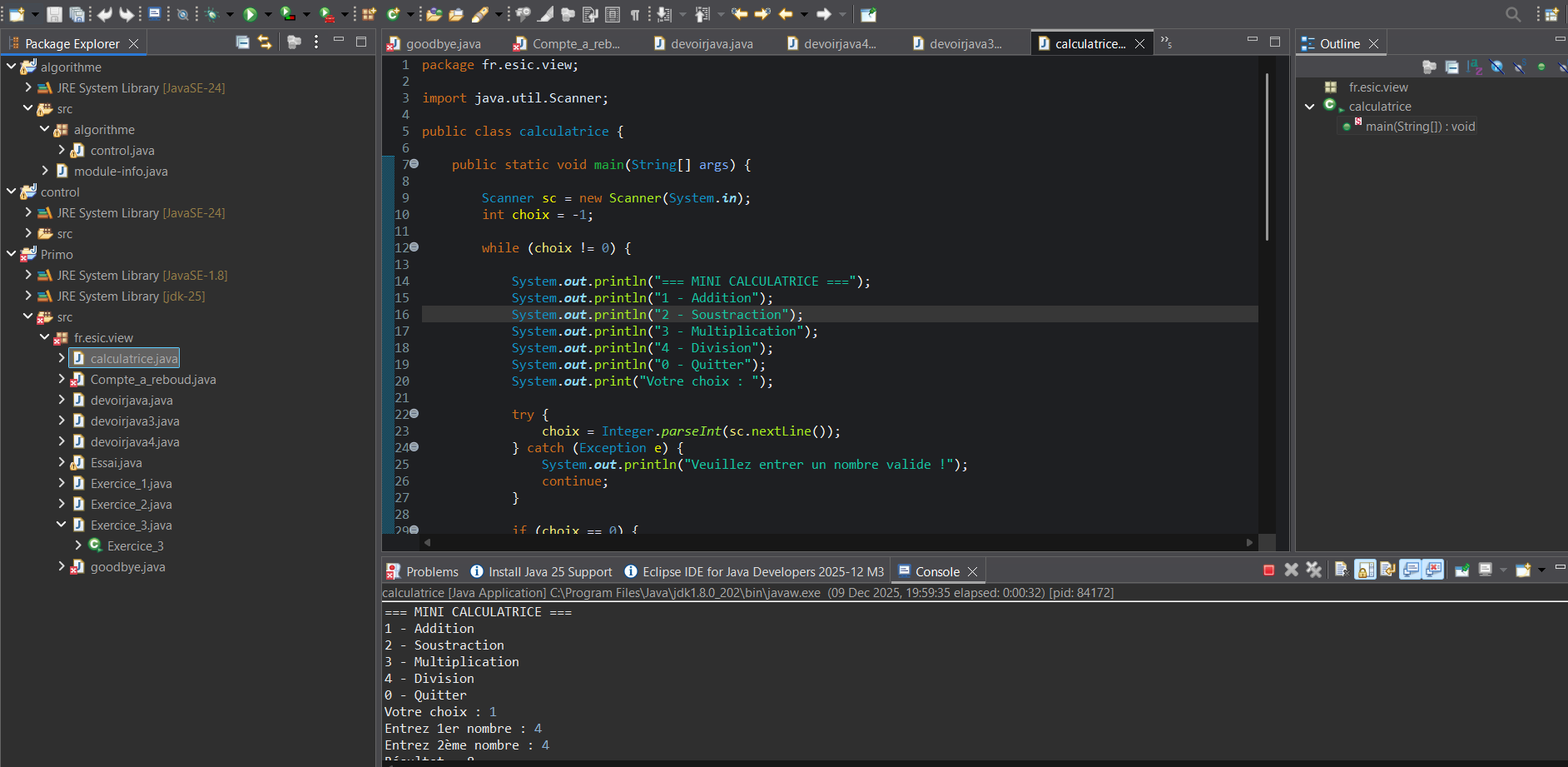 calculatrice.java